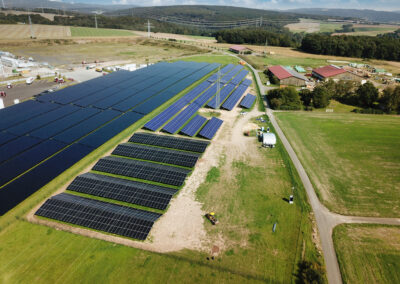 Bau des Solarparks Sonnengarten, Bild 10