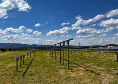 Bau des Solarparks Sonnengarten, Bild 2