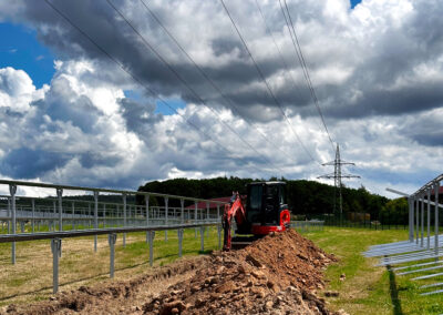 Bau des Solarparks Sonnengarten, Bild 4