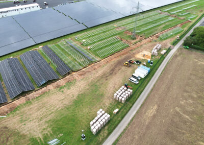 Bau des Solarparks Sonnengarten, Bild 5