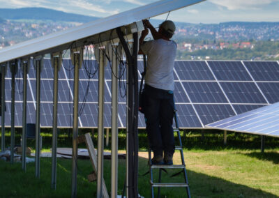 Bau des Solarparks Sonnengarten, Bild 7